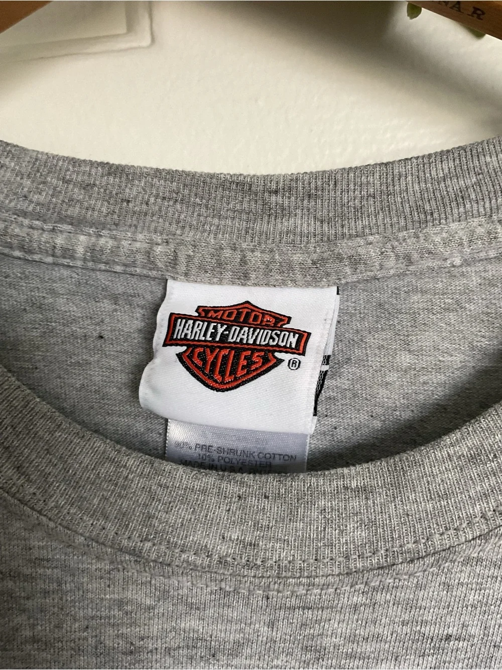 Harley-Davidson Gray Short Sleeve Logo Tee - Picture 5 of 6